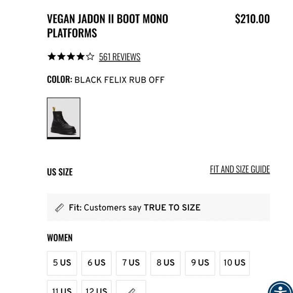 DR MARTENS VEGAN PLATFORM JADON II BOOT MONO - Picture 3 of 13